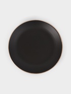Десертная тарелка Доляна «Ваниль», d=19.5 см, керамика, чёрная - Фото 1