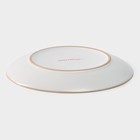 Тарелка керамическая десертная Доляна «Ваниль», d=19,5 см, цвет белый - Фото 3