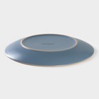 Тарелка керамическая обеденная Доляна «Ваниль», d=27 см, цвет голубой - Фото 3