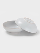 Тарелки Доляна «Ваниль», 18 предметов: 6 тарелок d=19 см, 6 тарелок d=27 см, 6 мисок d=19 см, керамика, белые - Фото 7