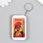 Фонарик на кольце "Девушка. Африка" 6,5х3,5х1 см - фото 319551760