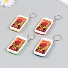 Фонарик на кольце "Девушка. Африка" 6,5х3,5х1 см, МИКС (комплект 12 шт) - фото 22305739