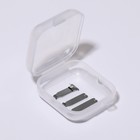 Корректор-фиксатор для вросшего ногтя, размер L, в пластиковом футляре, цвет серебристый - Фото 8