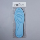 Стельки для обуви, универсальные, влаговпитывающие, р-р RU до 38 (р-р Пр-ля до 40), 25 см, пара, голубые - Фото 5