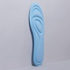 Стельки для обуви, универсальные, влаговпитывающие, р-р RU до 40 (р-р Пр-ля до 42), 26 см, пара, цвет голубой - Фото 6