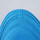 Стельки для обуви, универсальные, влаговпитывающие, р-р RU до 40 (р-р Пр-ля до 42), 26 см, пара, цвет голубой - Фото 7
