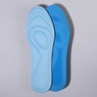Стельки для обуви, универсальные, влаговпитывающие, р-р RU до 42 (р-р Пр-ля до 44), 27 см, пара, цвет голубой - Фото 4