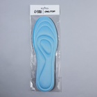 Стельки для обуви, универсальные, влаговпитывающие, р-р RU до 44 (р-р Пр-ля до 46), 28 см, пара, голубые - Фото 5