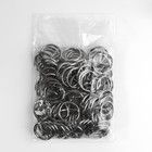 Кольцо-карабин, d=38/48 мм, s=5 мм, 5 шт., цвет серебряный - Фото 4