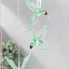 Музыка ветра с подсветкой от солнечной батареи "Колибри" 13х13х55 см - фото 22305864