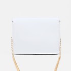 Сумка мессенджер детская на застёжке, наружный карман, цвет белый - фото 22305882