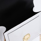 Сумка мессенджер детская на застёжке, наружный карман, цвет белый - фото 22305883