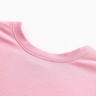 Футболка женская MINAKU OVERSIZE FIT: цвет светло-розовый, р-р 42 - Фото 7