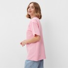 Футболка женская MINAKU OVERSIZE FIT: цвет светло-розовый, р-р 46 9685972 - фото 14196313