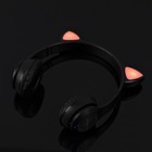 Наушники P47M, беспроводные, полноразмерные, BT, microSD, микрофон, AUX, с ушками, черные - фото 51328367 Наушники P47M, беспроводные, полноразмерные, BT, microSD, микрофон, AUX, с ушками, черные - фото 51328367