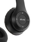 Наушники P47M, беспроводные, полноразмерные, BT, microSD, микрофон, AUX, с ушками, черные - фото 51328360 Наушники P47M, беспроводные, полноразмерные, BT, microSD, микрофон, AUX, с ушками, черные - фото 51328360