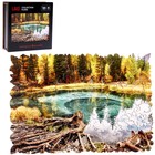 Пазл фигурный «Озеро в лесу», 110 деталей, 20,2 × 28,8 см - фото 319552478
