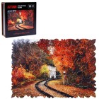 Пазл фигурный «Осень», 120 деталей, 20,2 × 28,8 см - фото 3681965