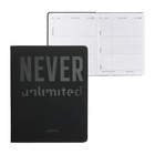 Дневник универсальный для 1-11 класса Never, интегральная обложка, искусственная кожа, аппликация, ляссе, 80 г/м2 - фото 319552692