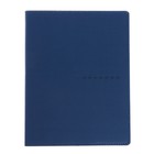 Дневник универсальный для 1-11 класса Blue, мягкая обложка, искусственная кожа, термо тиснение, ляссе, 80 г/м2 - Фото 1