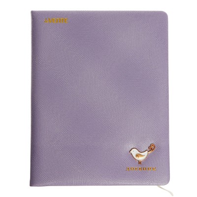 Дневник школьный для 1-11 классов Bird, твёрдая обложка, искусственная кожа, с поролоном, тиснение фольгой, ляссе, 80 г/м²