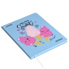 Дневник универсальный для 1-11 класса Cotton Candy, твёрдая обложка, искусственная кожа, шелкография, ляссе, 80 г/м3 - фото 7075396