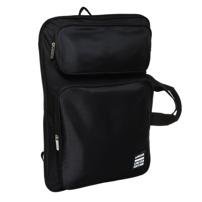 Папка для чертежей и рисунков А3, 500×360×20 мм, (рюкзак) с ручками, текстиль, deVENTE