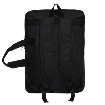 Папка для чертежей и рисунков А3, 500×360×20 мм, (рюкзак) с ручками, текстиль, deVENTE