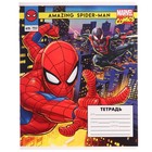 Тетрадь в клетку 12 листов, 5 видов МИКС, обложка мелованный картон, «Человек-паук» - Фото 8