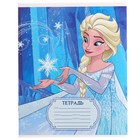 Тетрадь в клетку 12 листов, 5 видов МИКС, обложка мелованный картон, «Холодное сердце» - Фото 4