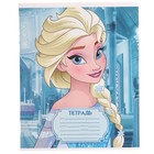 Тетрадь в клетку 12 листов, 5 видов МИКС, обложка мелованный картон, «Холодное сердце» - Фото 6