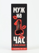 Леденец XXL в коробке «Муж на час» кола, 140 г (18+) - Фото 2