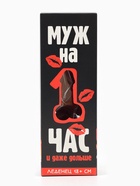 Леденец XXL в коробке «Муж на час», вишня, 140 г (18+) - Фото 3
