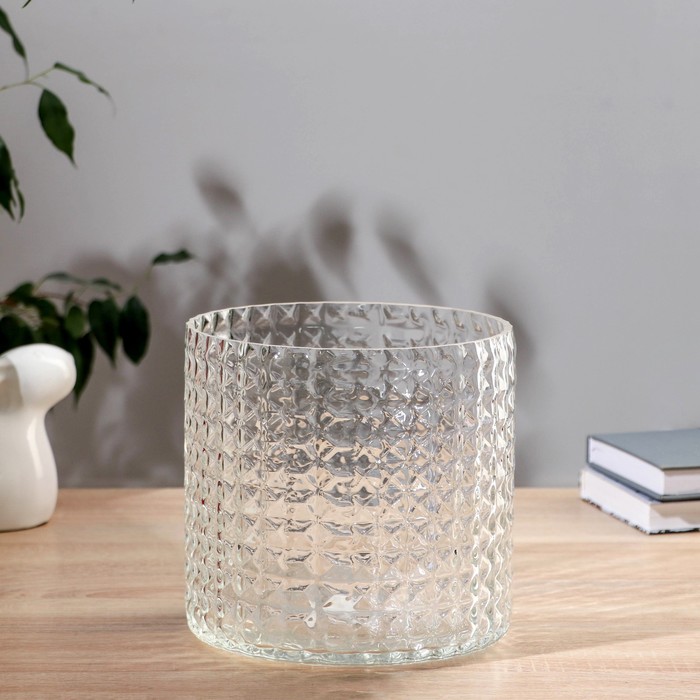 Ваза «Эмилия-2», 4.7 л, 19.5×19.5 см, стекло, прозрачная - Фото 1