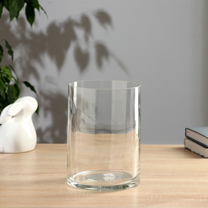 Ваза «Падерборн», h=25 см, d=14.5 см, стекло, прозрачная - Фото 1