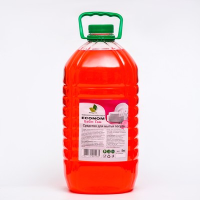 Средство для мытья посуды «ECONOM бабл-гам» 5 л