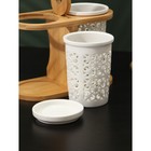 Набор керамических подставок для столовых приборов BellaTenero, 3 предмета: 2 подставки 21.5×10×15 см, держатель - Фото 4