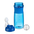 Шейкер «Мастер К» Work Max, спортивный для коктейлей, 760 мл, 25×7.8 см, синий - Фото 2