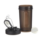 Шейкер спортивный для коктейлей, спортивного питания, 400 мл, Hard, 17×9 см - Фото 2