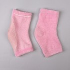 Напяточники для педикюра, увлажняющие, махровые, с силиконовой вкладкой, ONE SIZE, цвет розовый - Фото 6