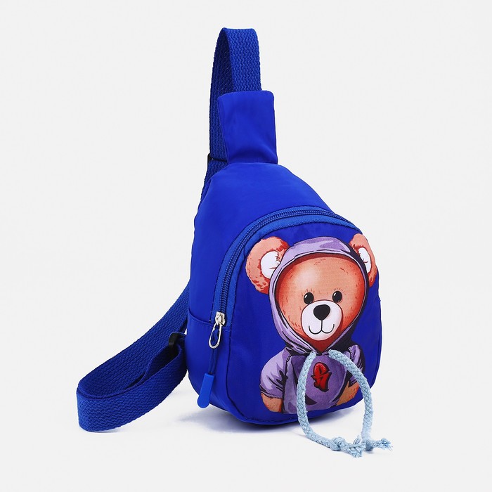 Сумка детская через плечо, цвет синий - Фото 1