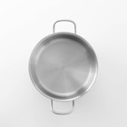 Кастрюля Hanna Knövell, 3 л, d=20 см, h=9.5 см, толщина стенки 0.6 мм, с крышкой, индукция, нержавеющая сталь - Фото 8