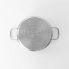 Кастрюля Hanna Knövell, 3 л, d=20 см, h=9.5 см, толщина стенки 0.6 мм, с крышкой, индукция, нержавеющая сталь - Фото 9