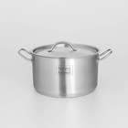 Кастрюля Hanna Knövell с крышкой, 5 л, d=22 см, h=13 см, толщина стенки 0.6 мм, индукция, нержавеющая сталь - Фото 5