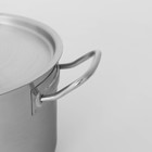 Кастрюля Hanna Knövell с крышкой, 5 л, d=22 см, h=13 см, толщина стенки 0.6 мм, индукция, нержавеющая сталь - Фото 7