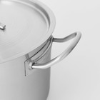 Кастрюля Hanna Knövell, 7 л, d=24 см, h=15.5 см, толщина стенки 0.6 мм, с крышкой, индукция, нержавеющая сталь - Фото 5