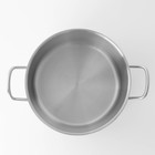 Кастрюля Hanna Knövell, 7 л, d=24 см, h=15.5 см, толщина стенки 0.6 мм, с крышкой, индукция, нержавеющая сталь - Фото 7