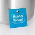 Кастрюля Hanna Knövell, 9 л, d=26 см, h=17 см, толщина стенки 0.6 мм, с крышкой, индукция, нержавеющая сталь - Фото 9