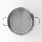 Кастрюля Hanna Knövell, 9 л, d=26 см, h=17 см, толщина стенки 0.6 мм, с крышкой, индукция, нержавеющая сталь - Фото 7