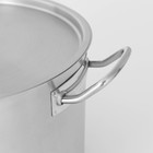 Кастрюля Hanna Knövell, 11 л, d=28 см, h=18 см, толщина стенки 0.8 мм, с крышкой, индукция, нержавеющая сталь - Фото 7